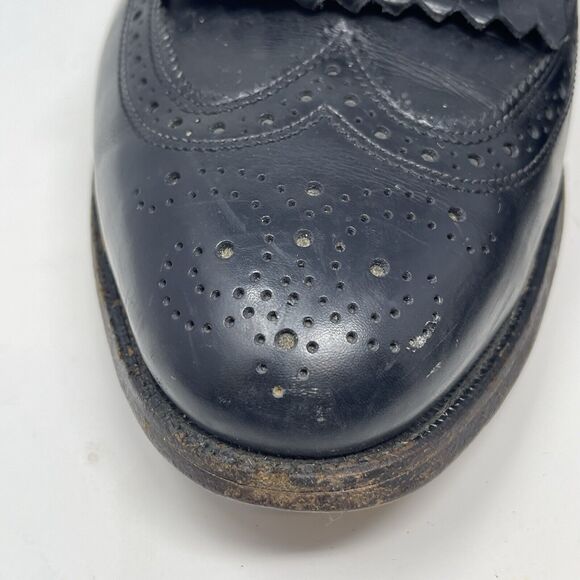 Allen Edmonds Arlington Mens 10.5 D Black Leather Wingtip Tassel Kiltie Shoes main image 14
